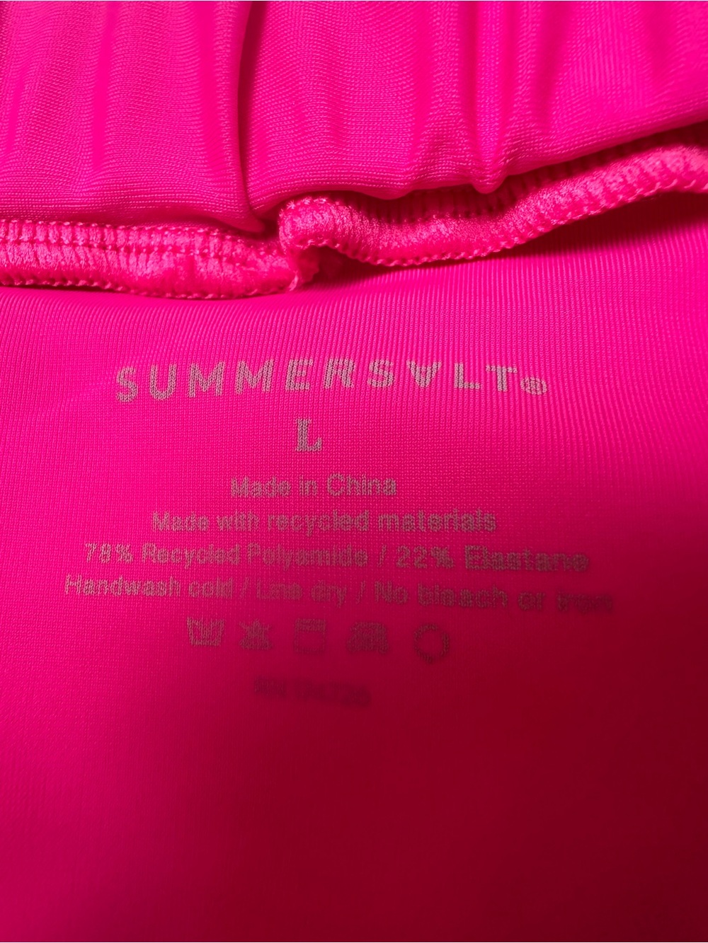 NEW Summer salt Swim Skirt Coverup Hot Pink. Size large. - Picture 13 of 13